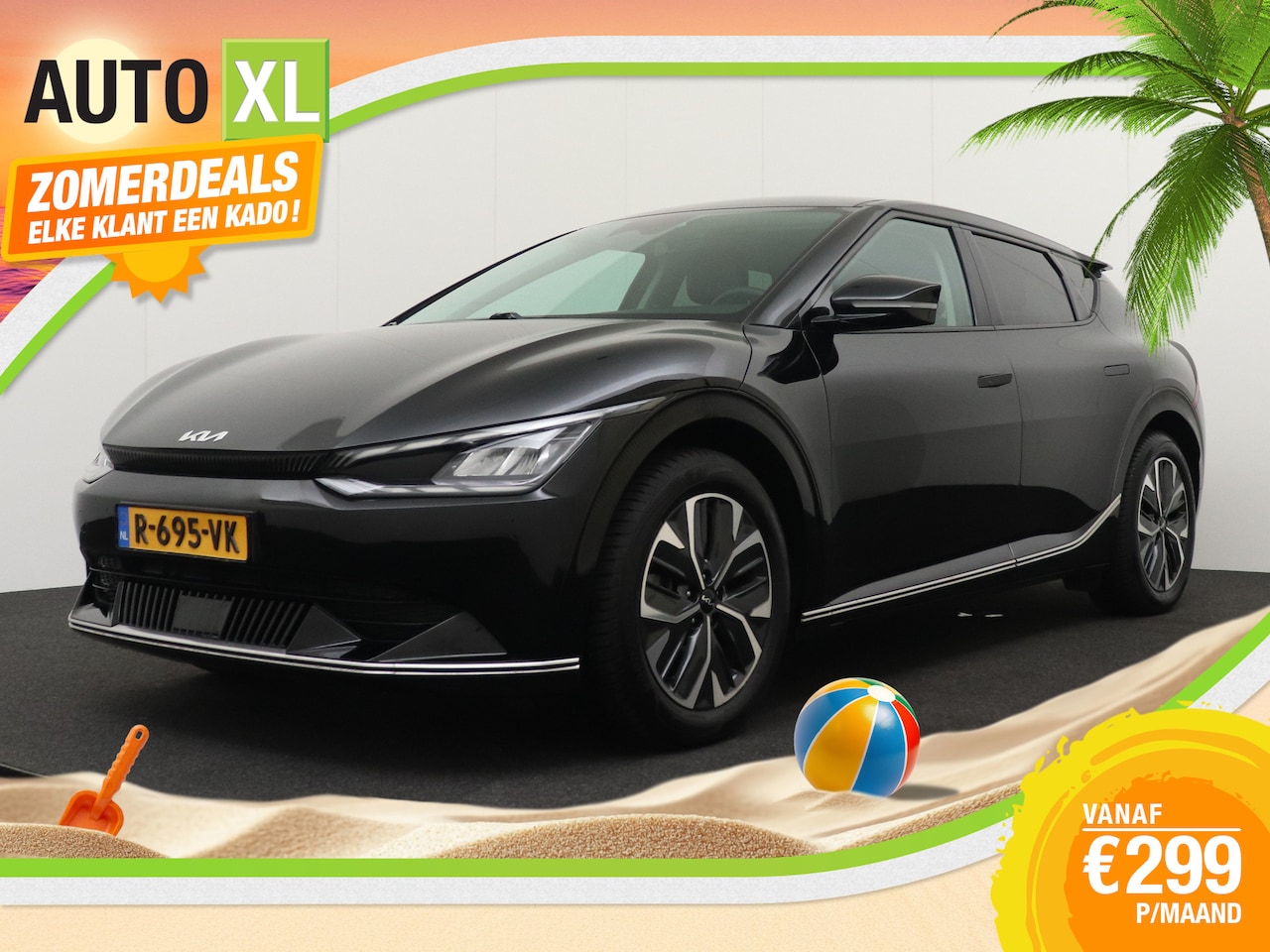 Kia EV6 - Plus 77.4 kWh (95%SOH) Warmtepomp Meridian Leder Adap.Cruise - AutoWereld.nl