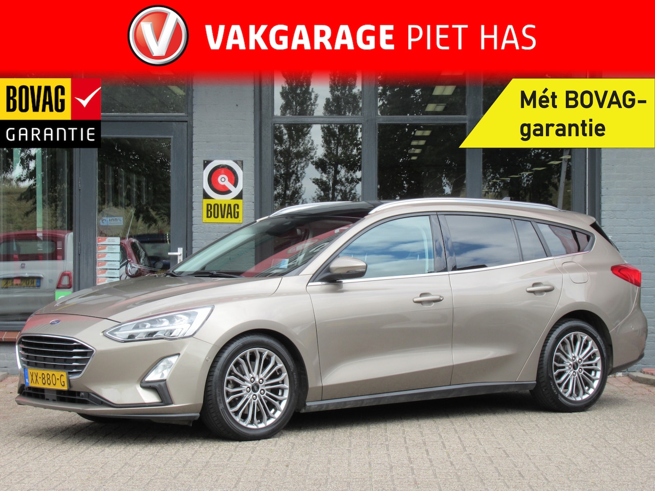 Ford Focus Wagon - 1.0 EcoBoost Titanium Business | Clima-Airco | Navigatie | Parkeercamera | Incl. BOVAG Gar - AutoWereld.nl