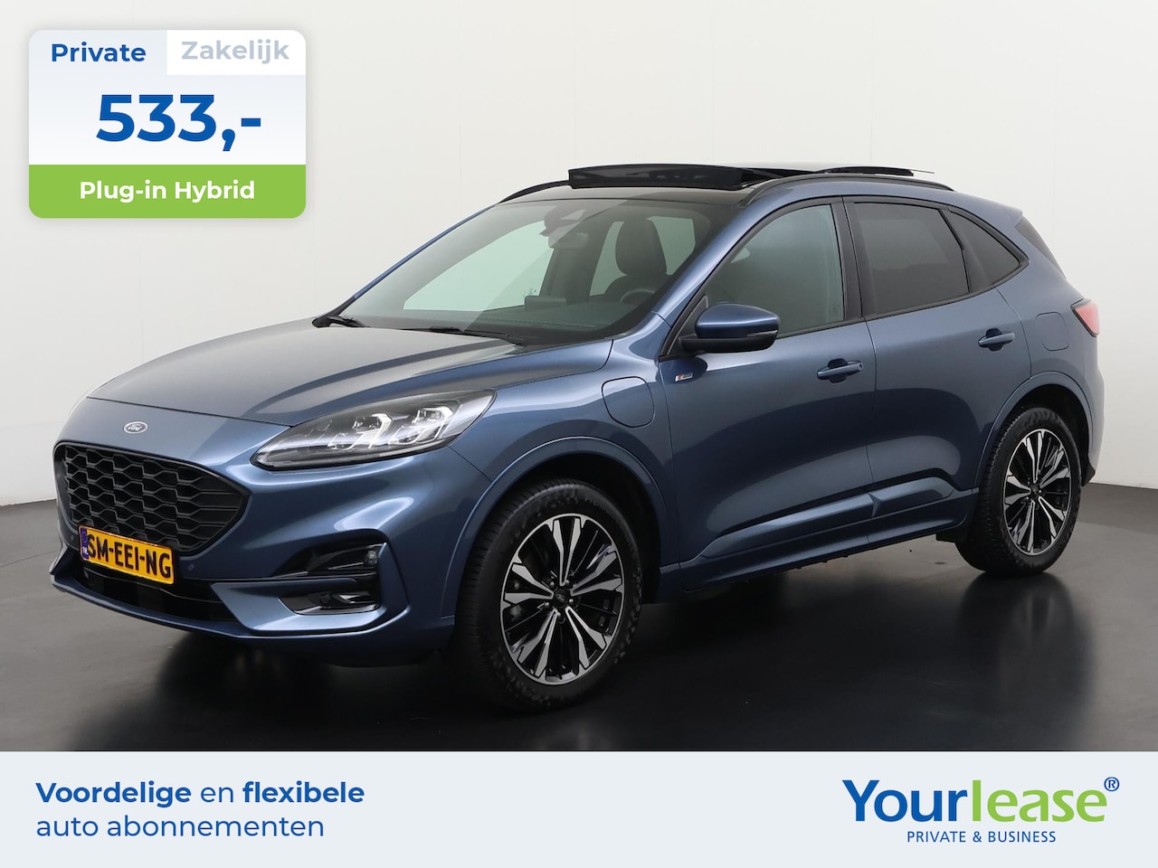 Ford Kuga - 2.5 PHEV ST-Line X | All-in 533,- Private Lease | Direct uit voorraad - AutoWereld.nl