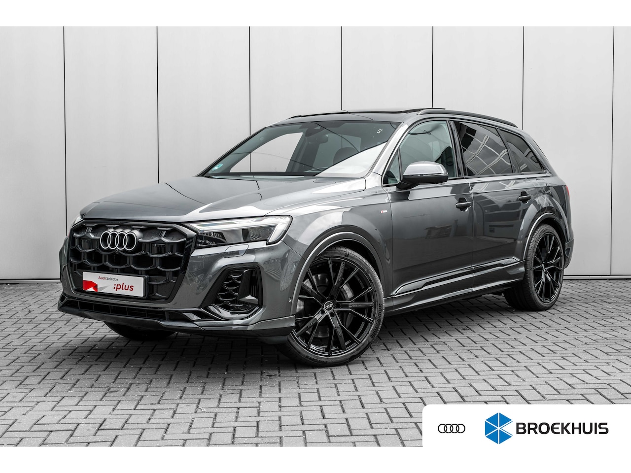 Audi Q7 - 55 TFSI e quattro Pro Line S 394 PK | Trekhaak | Panoramadak | Head-up | Elektr. stoelen g - AutoWereld.nl