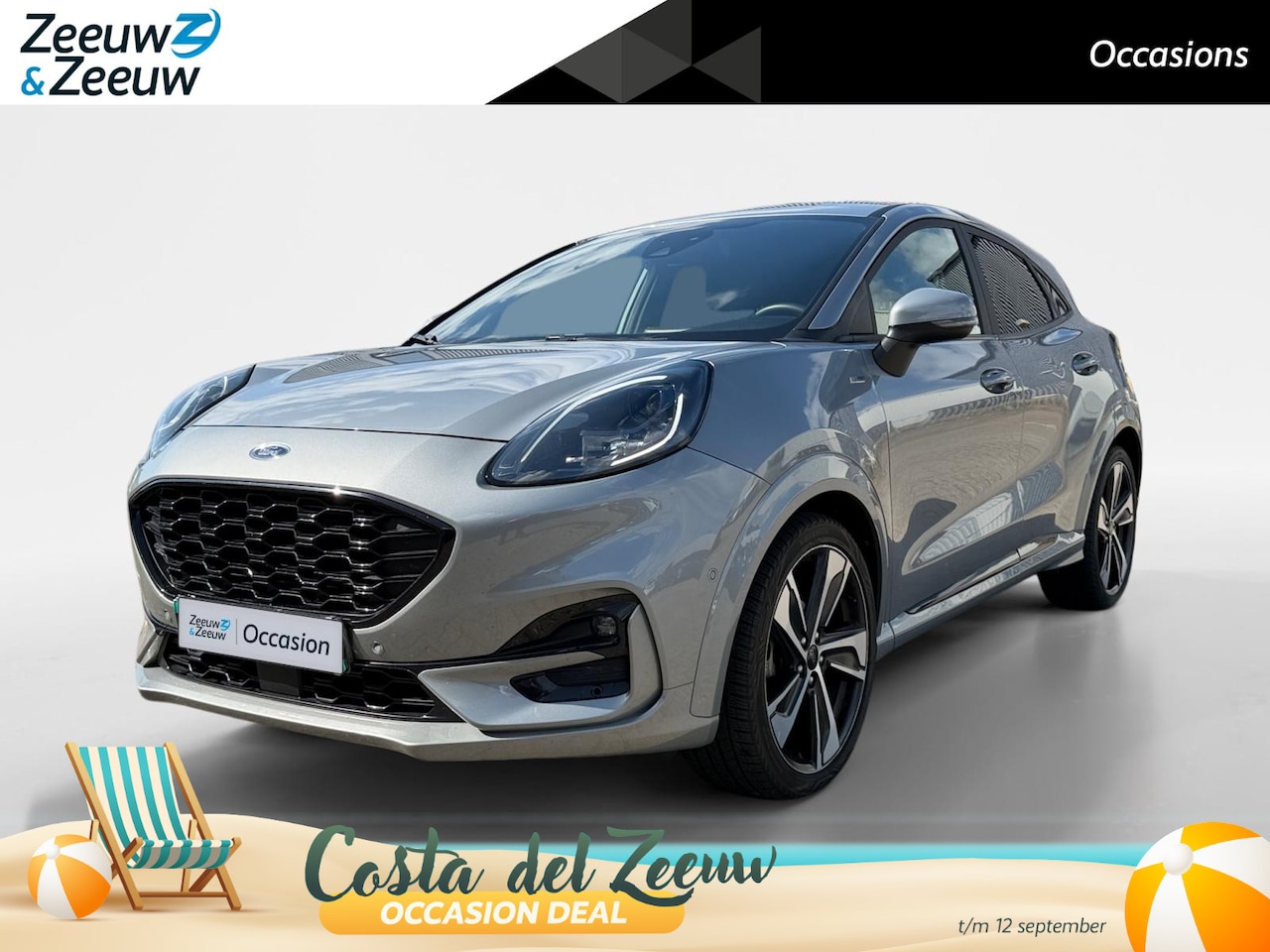 Ford Puma - 1.0 EcoBoost Hybrid ST-Line X | Automaat | Trekhaak | Parkeersensoren voor en achter | Ach - AutoWereld.nl