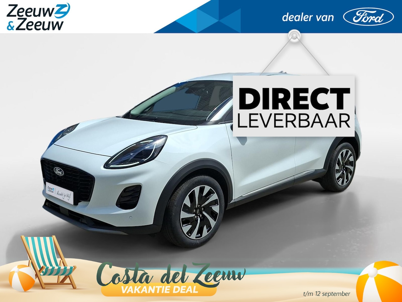 Ford Puma - 1.0 EcoBoost Hybrid Titanium | €5.000.- korting | 0,99% rente | Direct leverbaar | Winterp - AutoWereld.nl