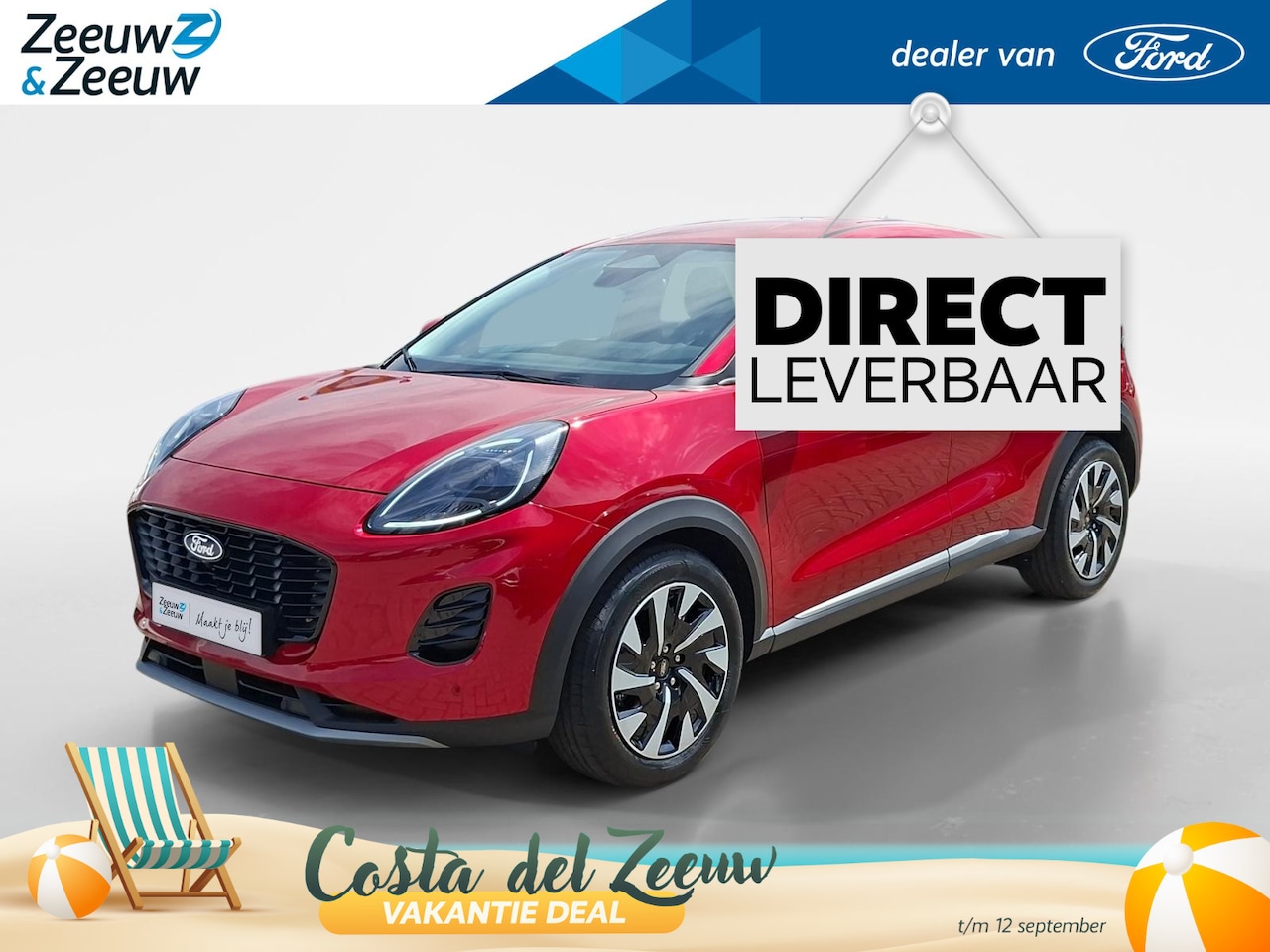 Ford Puma - 1.0 EcoBoost Hybrid Titanium | €5.000.- korting | 0,99% rente | Direct leverbaar | Winterp - AutoWereld.nl