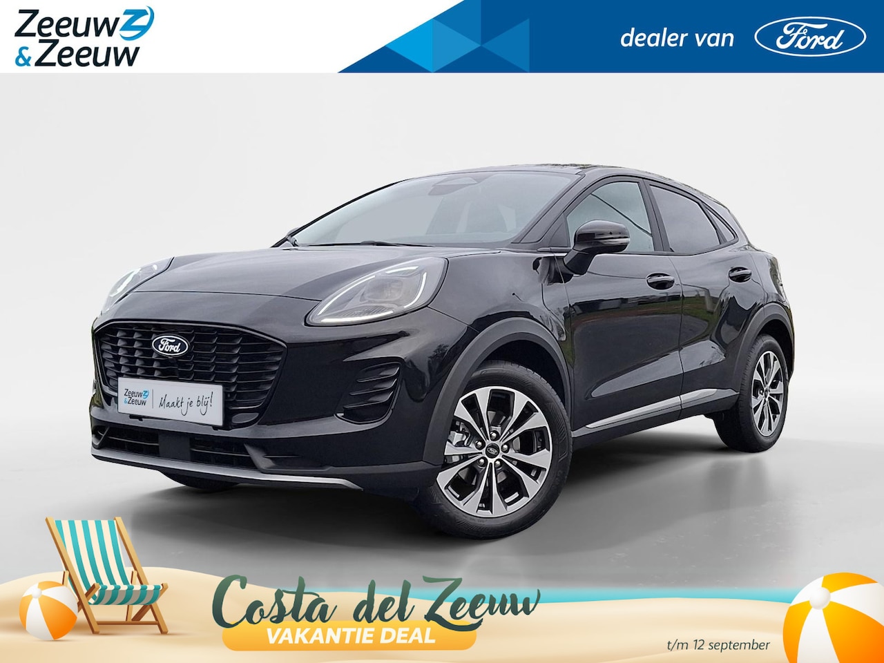 Ford Puma - 1.0 EcoBoost Hybrid Titanium Automaat | Winterpack | Camera | Climate Control | Parkeersen - AutoWereld.nl