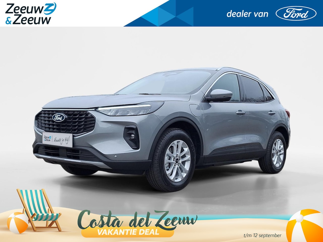 Ford Kuga - 2.5 PHEV Titanium | El. Trekhaak | Camera | Navigatie | Climate Control | Draadloze Apple - AutoWereld.nl