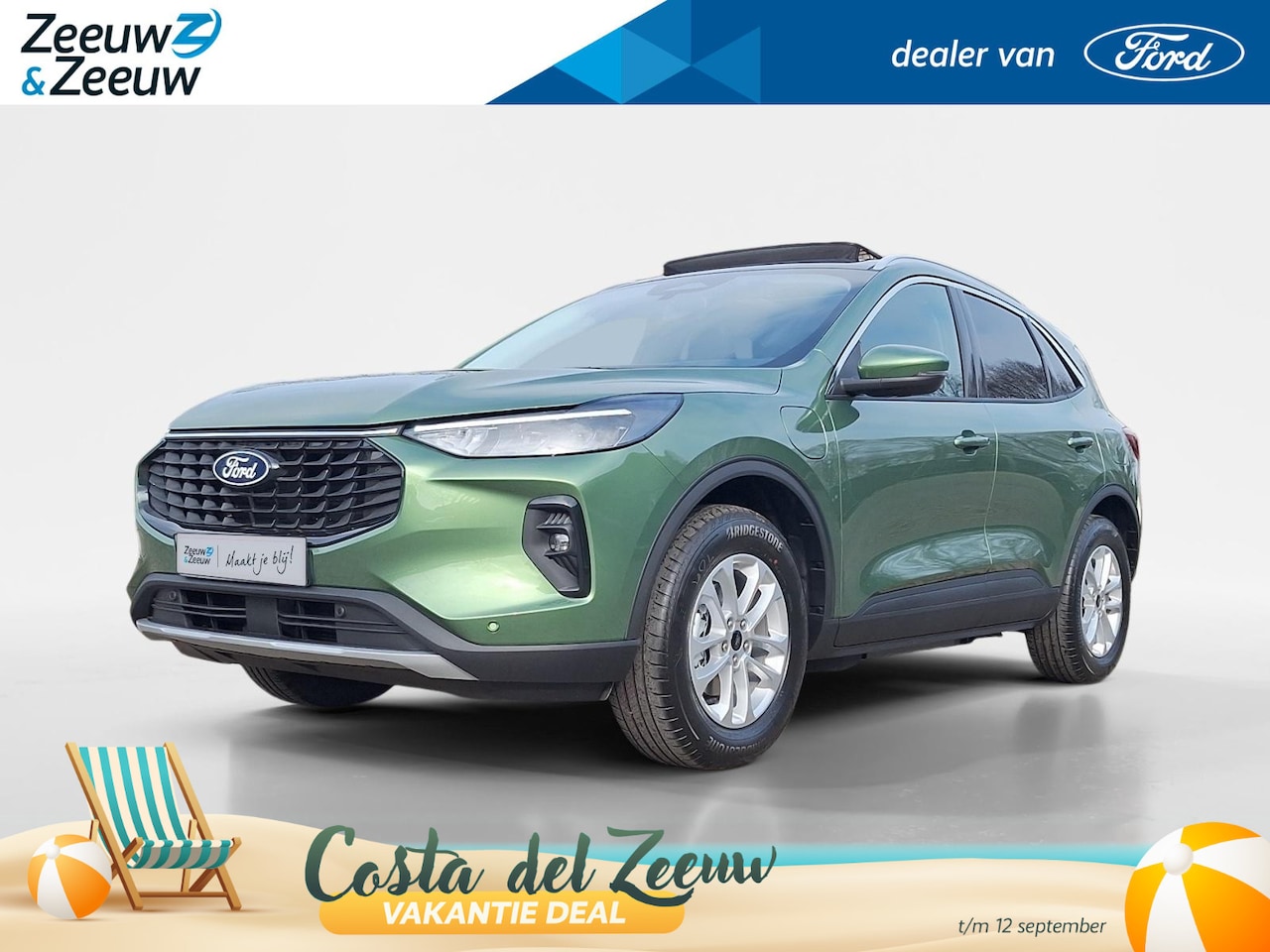 Ford Kuga - 2.5 PHEV Titanium | Panoramadak | Camera | Navigatie | Climate Control | Draadloze Apple C - AutoWereld.nl