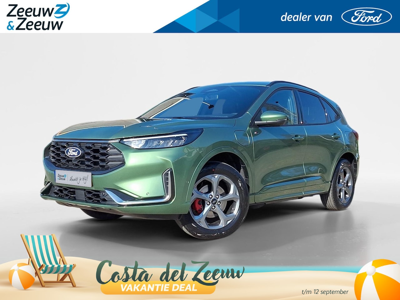 Ford Kuga - 2.5 PHEV ST-Line X | Winterpack | El. Trekhaak | 360Camera | El. Achterklep | Adaptive cru - AutoWereld.nl