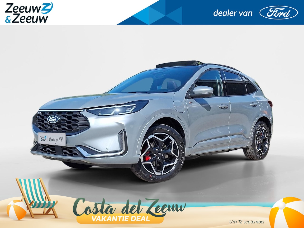 Ford Kuga - 2.5 PHEV ST-Line X | Winterpack | Matrix Ledkoplampen | 19" Lichtmetaal | El. Trekhaak | P - AutoWereld.nl
