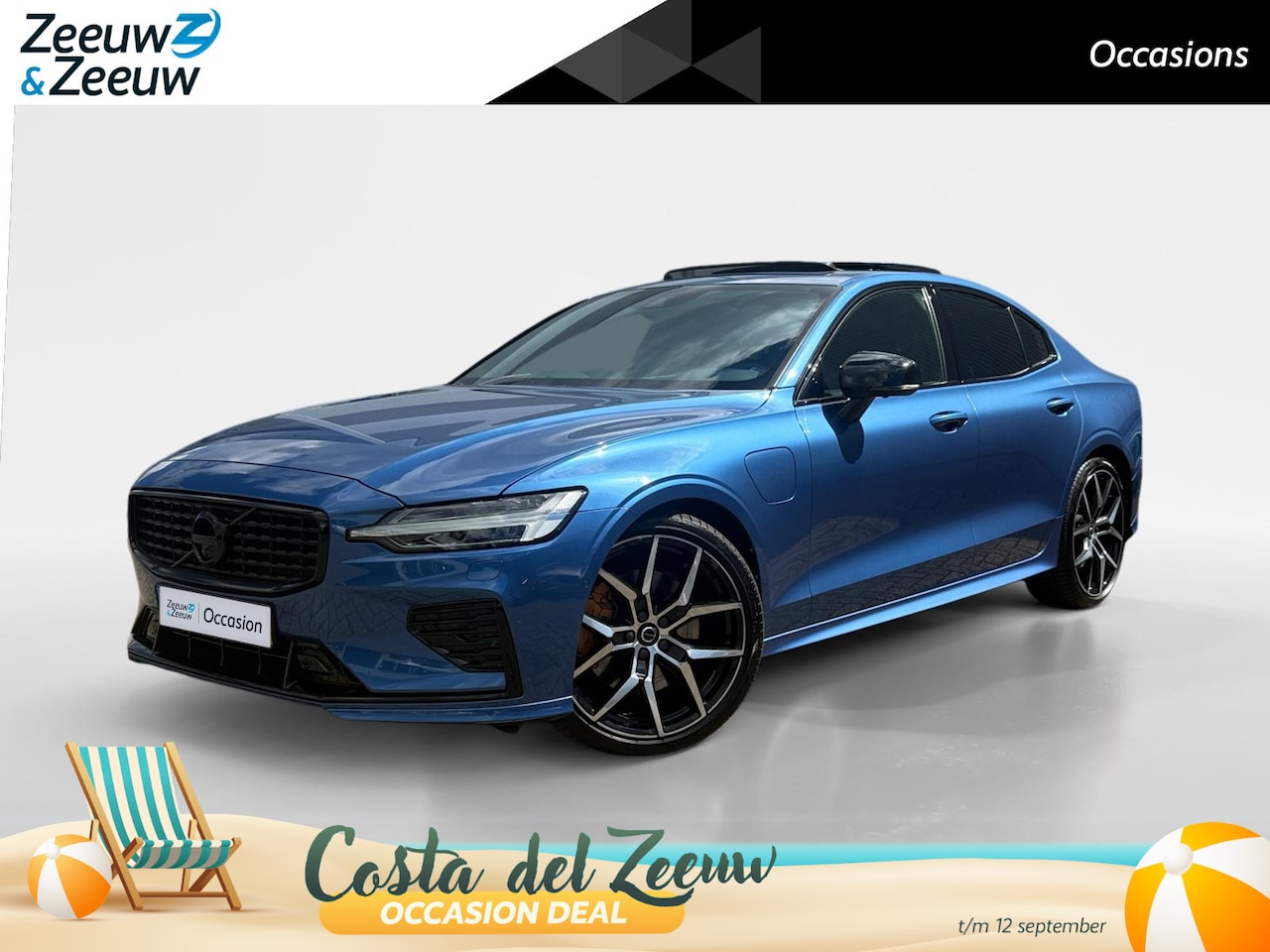 Volvo S60 - 2.0 T8 AWD Polestar Engineered 405 pk PHEV |  360 Camera | Schuif/Kantel Dak | Lederen Bek - AutoWereld.nl
