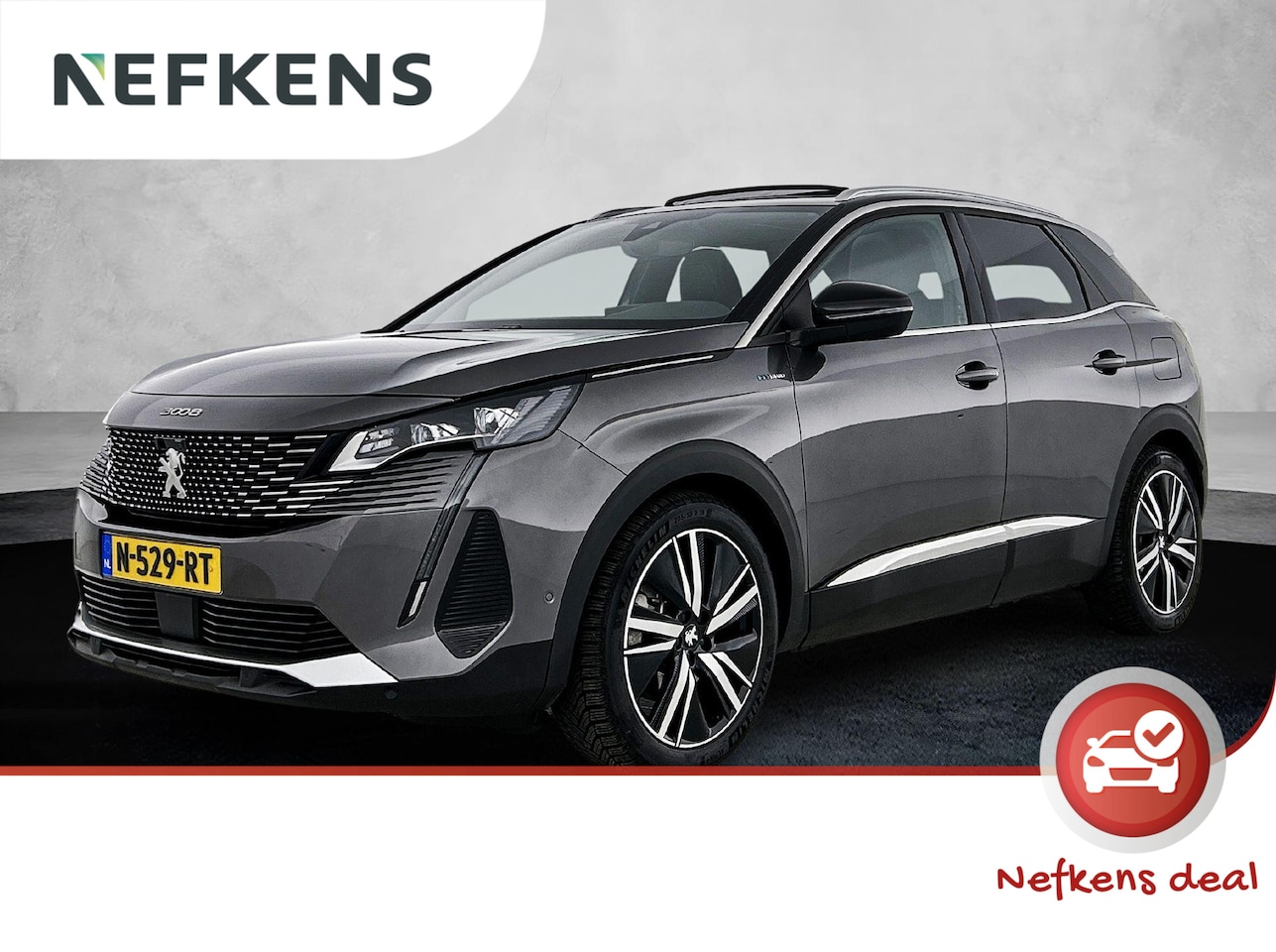 Peugeot 3008 - 1.6 HYbrid 225 GT Pack Business | Lederen Bekleding | Elektrisch Verstelbare Voorstoelen | - AutoWereld.nl