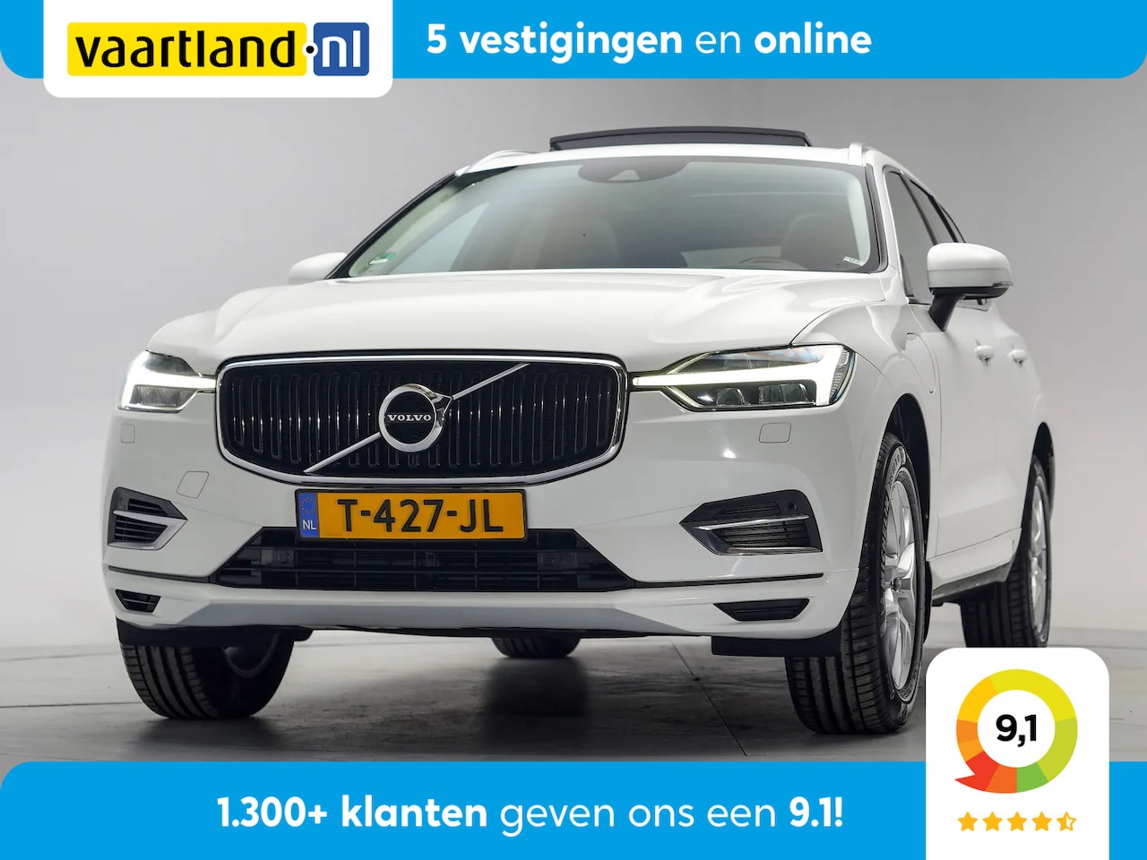 Volvo XC60 - 2.0 T8 Twin Engine AWD Momentum [Panoramadak Stoel- en stuurverwarming Leder Navi Apple / - AutoWereld.nl