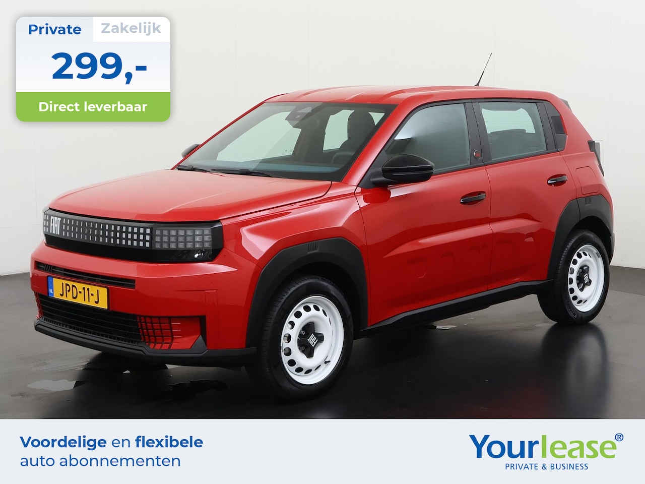 Fiat Grande Panda - RED 11kW 44 kWh | All-in 299,- Private Lease | Direct uit voorraad - AutoWereld.nl