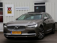 Volvo V90 - 2.0 T6 Plug-in hybrid Long Range AWD Plus Bright*Perfect Onderh.*Luchtvering/Pano/Elek. Tr