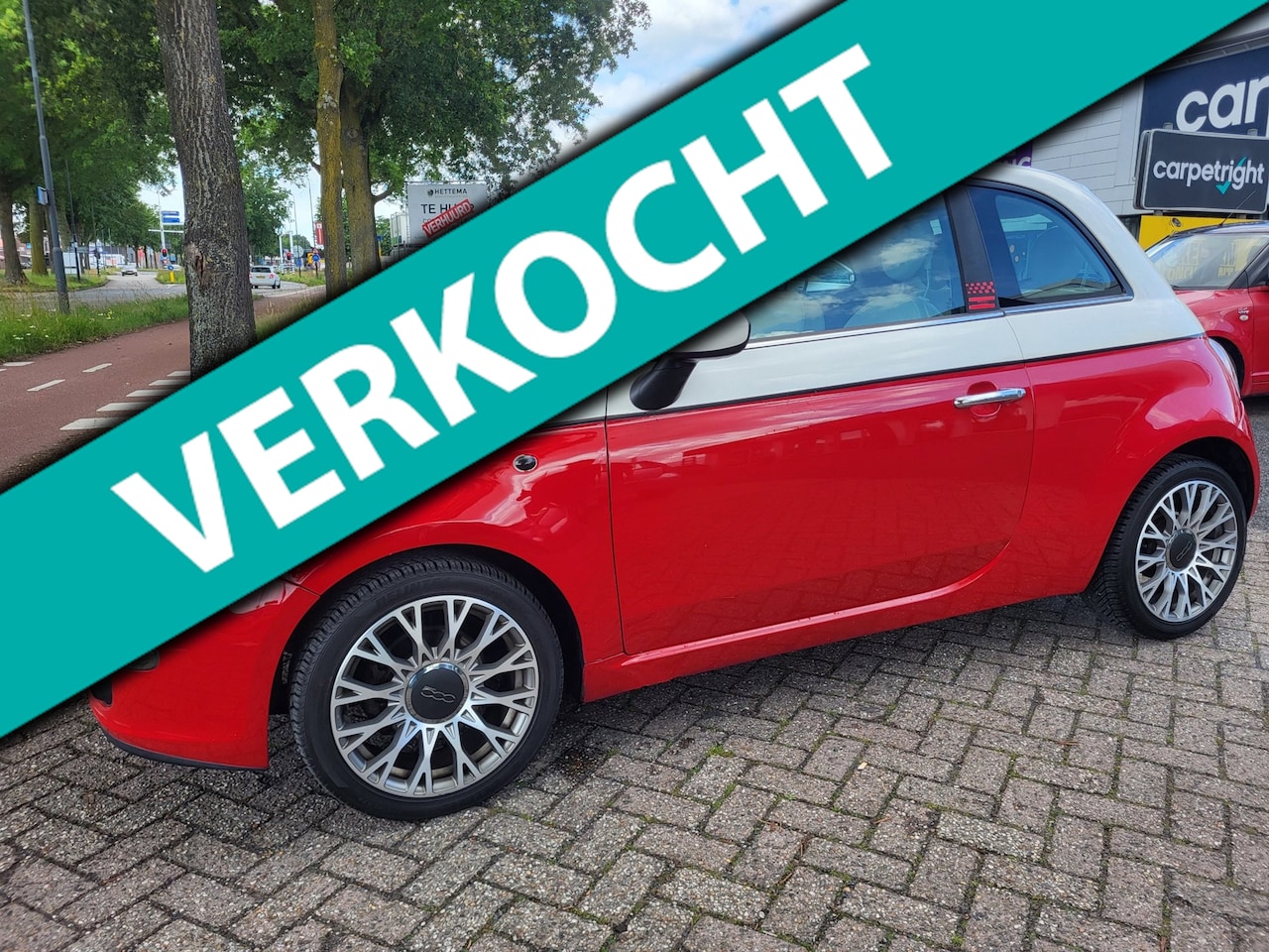 Fiat 500 - 0.9 TwinAir Pop AIRCO,NAVIGATIE - AutoWereld.nl