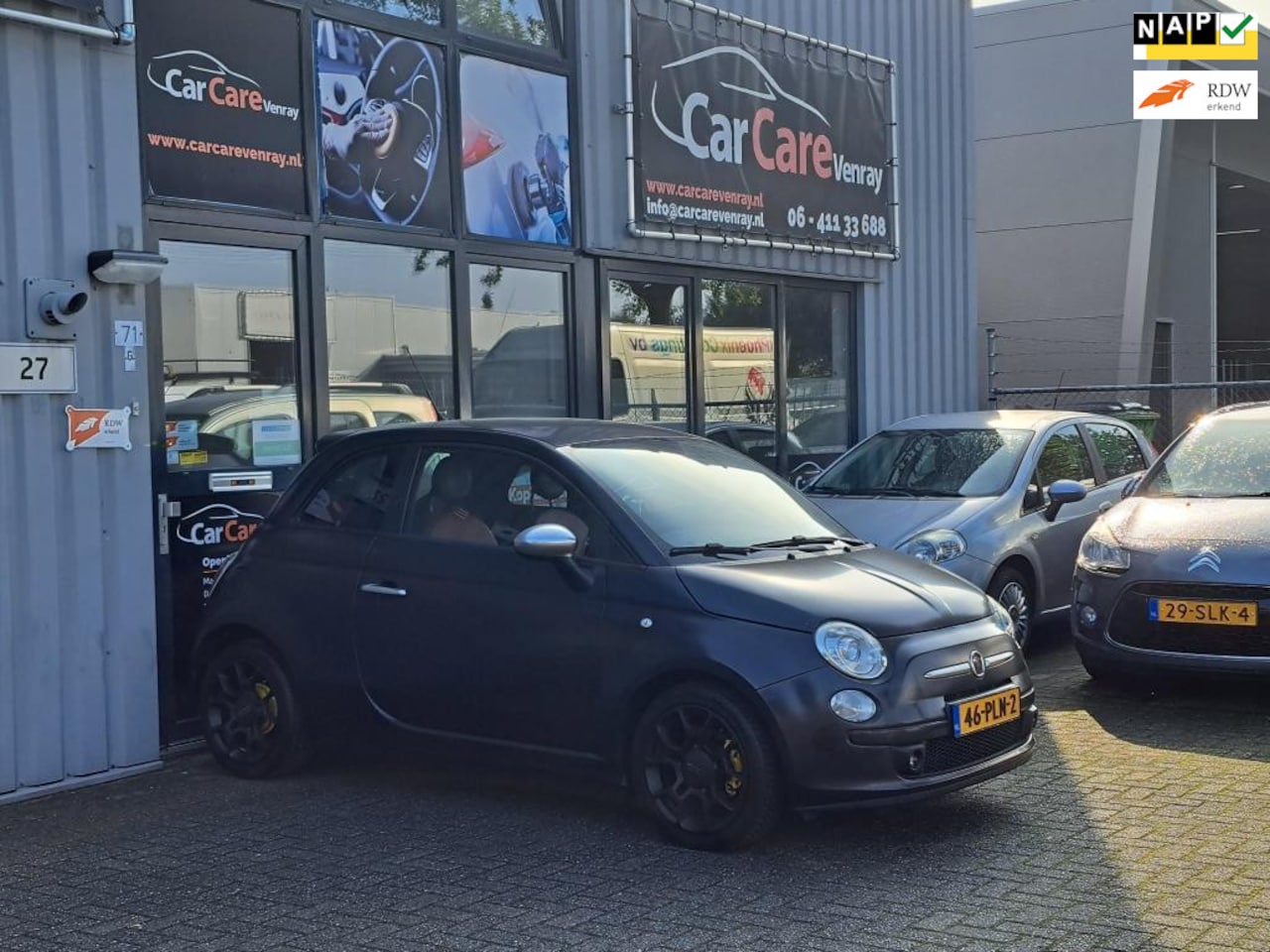 Fiat 500 - 0.9 TwinAir Blackjack|APK02-2027|AIRCO|NAP|NL AUTO|ALL SEASON BANDEN - AutoWereld.nl