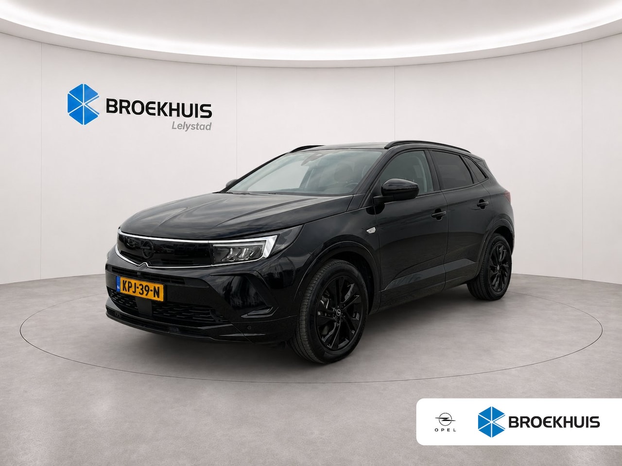 Opel Grandland - 1.6 TURBO HYBRID 225PK LEVEL 4 GS AUTOMAAT / NAVI / LEDER / CLIMA / LED / PDC / AGR / 18" - AutoWereld.nl