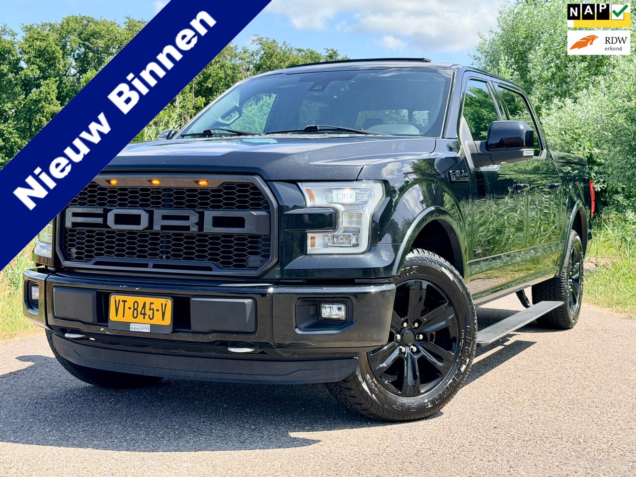 Ford F150 - USA 3.5 V6 Ecoboost SuperCrew Platinum Panodak Leder Clima Trekhaak Stoelverwarming/Koelin - AutoWereld.nl