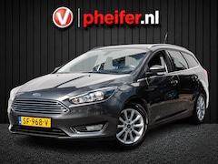 Ford Focus Wagon - 1.0 Titanium Trekhaak/ Navigatie/ Climate control/ Cruise control/ 16" Lmv