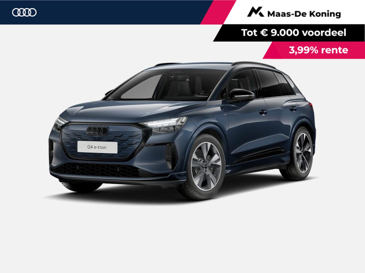 Audi Q4 e-tron - S edition performance 286 PK · Trekhaak elek. wegklapbaar · Tech plus · Lendensteunen - AutoWereld.nl