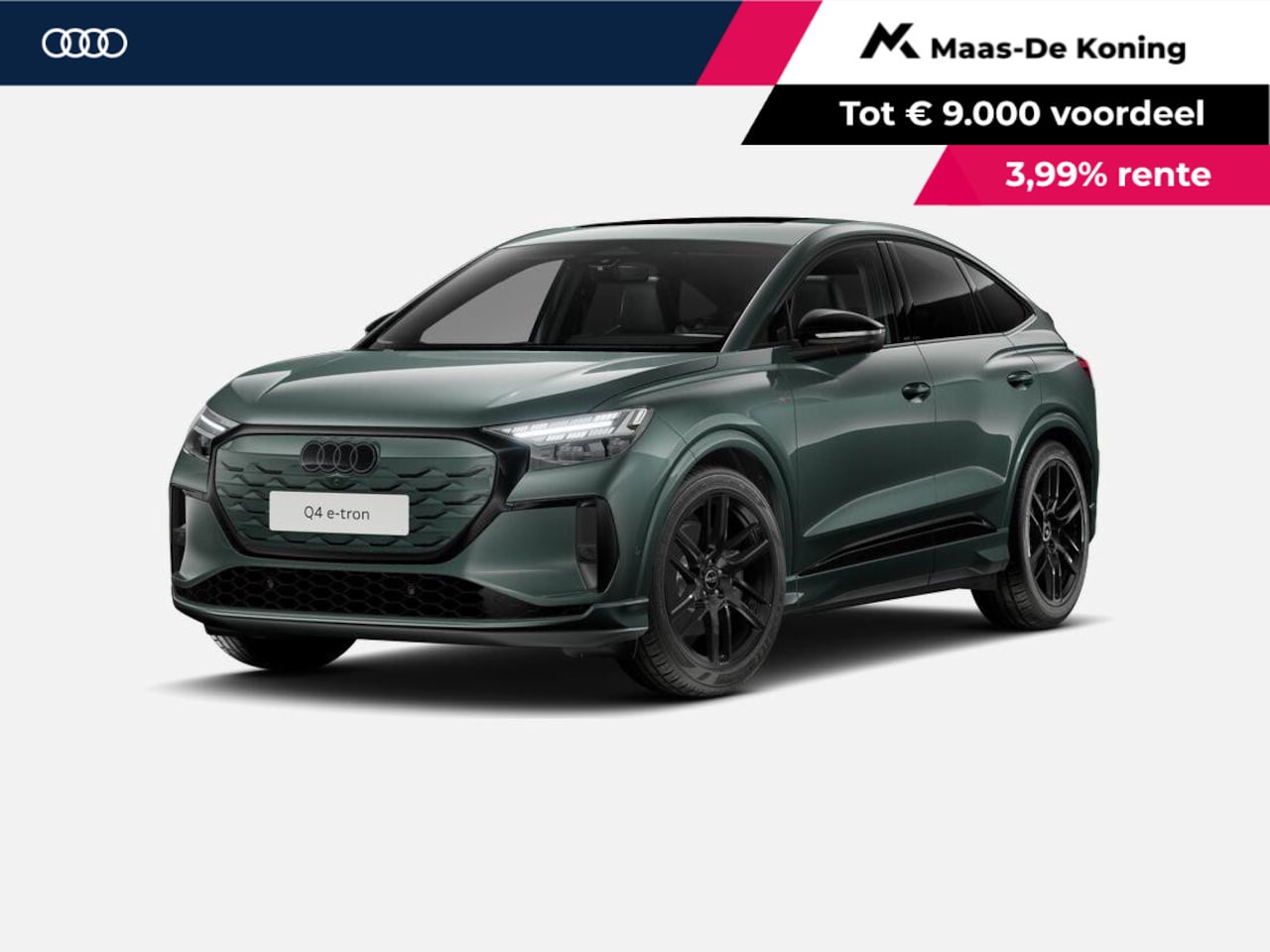 Audi Q4 Sportback e-tron - S edition performance 286 PK · Lederen bekleding · Tech plus · MMi experience pro · Glazen - AutoWereld.nl