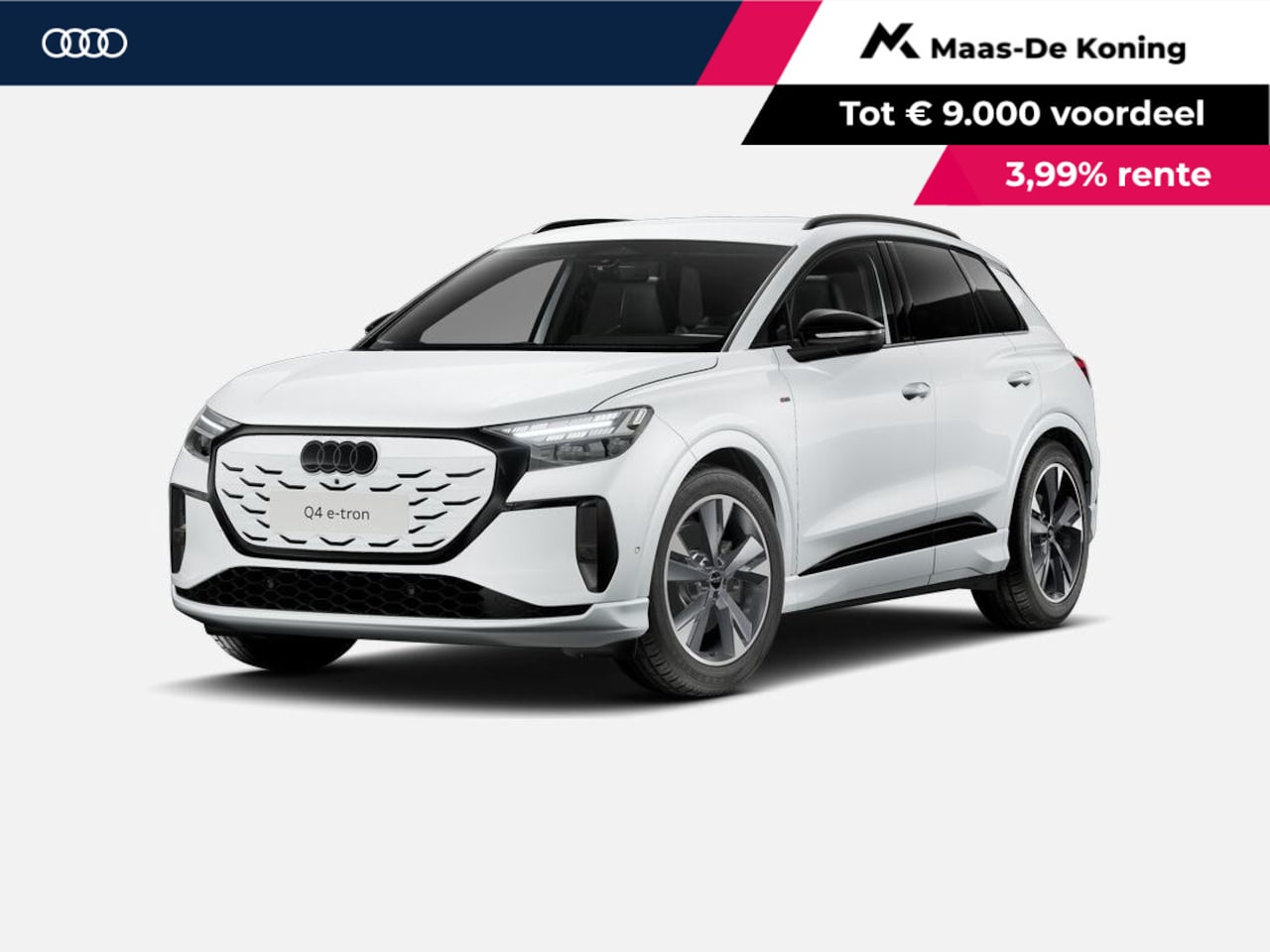 Audi Q4 e-tron - S edition performance 286 PK · Tech plus · Trekhaak elek. wegklapbaar · Lendensteunen - AutoWereld.nl