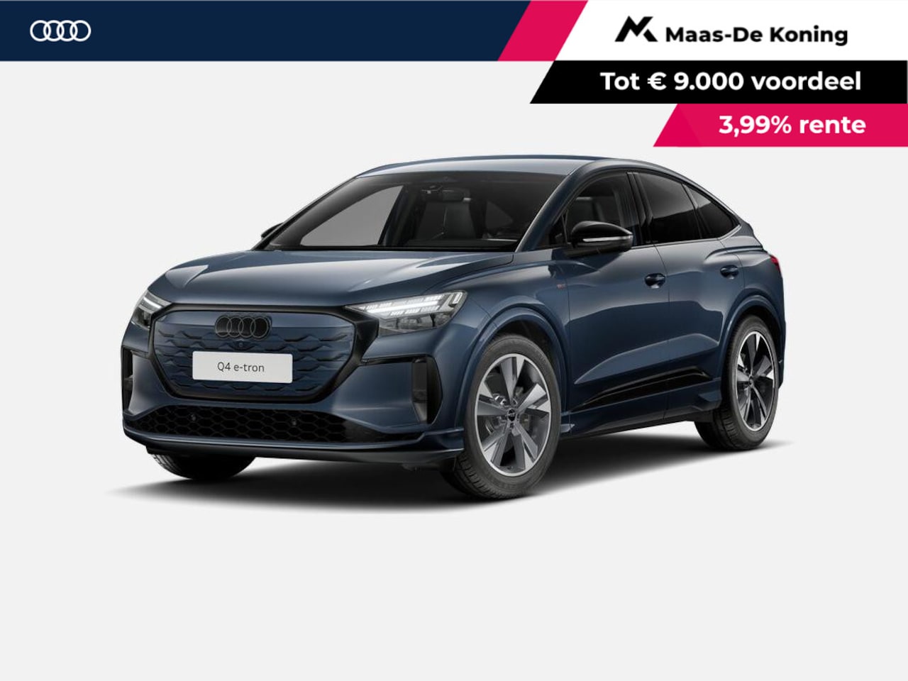 Audi Q4 Sportback e-tron - S edition performance 286 PK · Trekhaak elek. wegklapbaar · Privacy glas · Lendensteunen - AutoWereld.nl