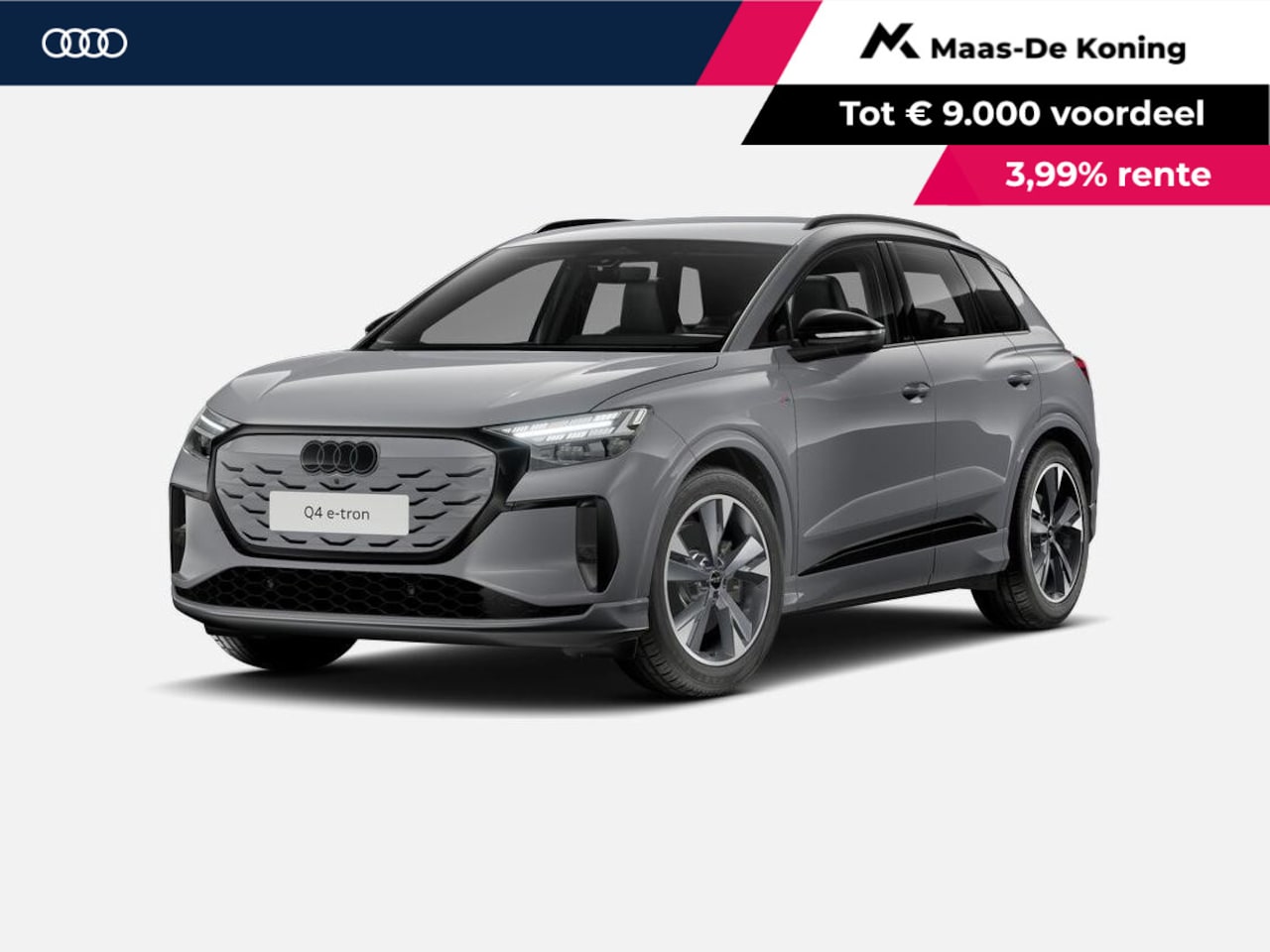 Audi Q4 e-tron - S edition 204 PK · Trekhaak elek. wegklapbaar · Lendensteunen · Opberg- en bagageruimtepa - AutoWereld.nl
