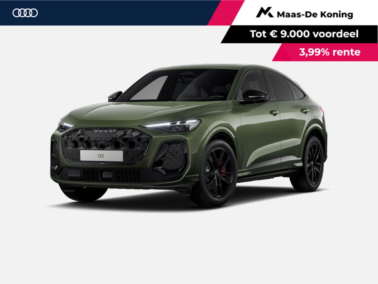 Audi Q5 Sportback - 2.0 TFSI e-hybrid quattro S edition Competition 367 PK · Glazen panoramadak · Head-up disp - AutoWereld.nl