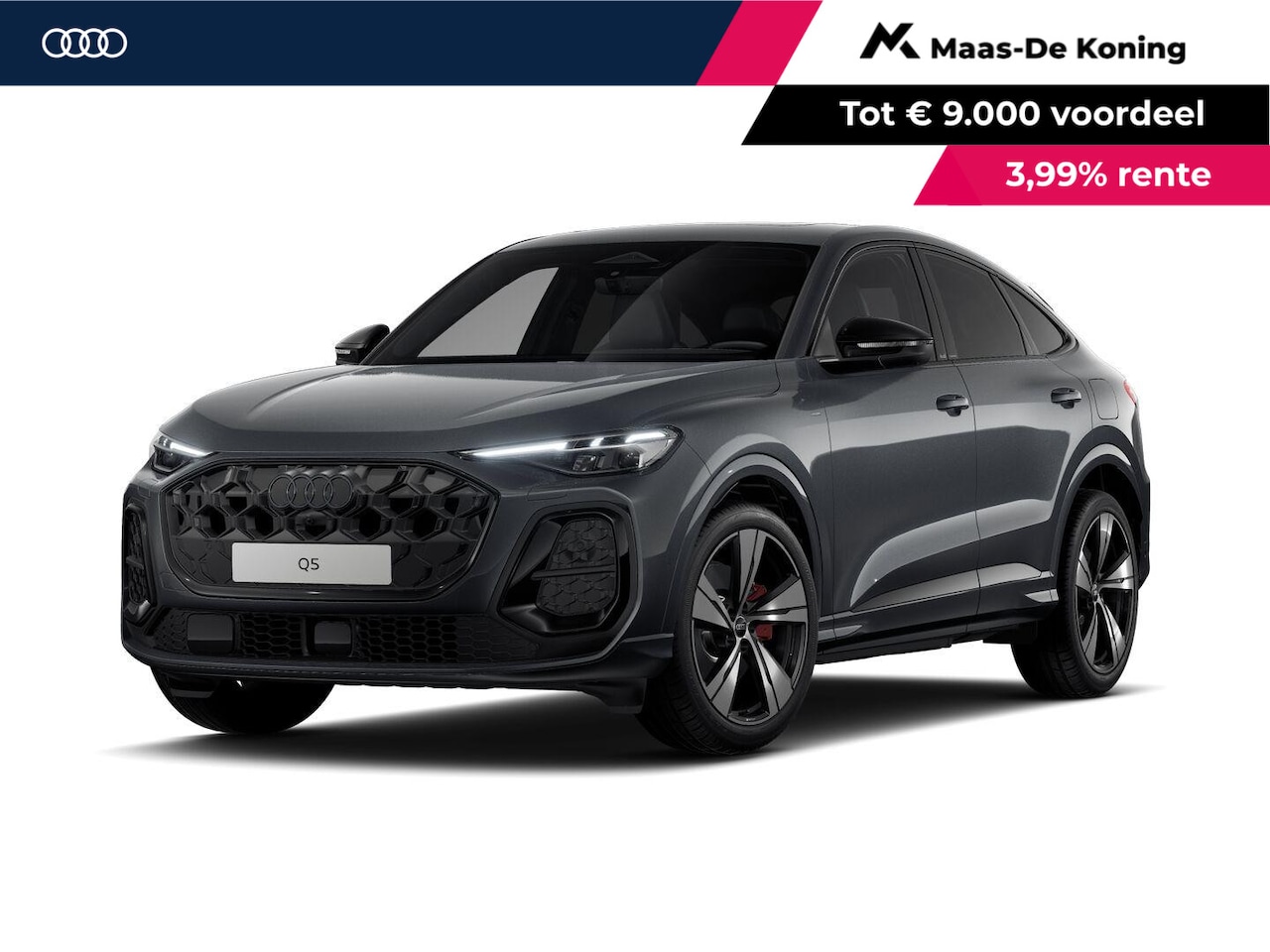 Audi Q5 Sportback - e-hybrid quattro S edition Competition 367 PK · Stoelventilatie · Glazen panoramadak · B&O - AutoWereld.nl