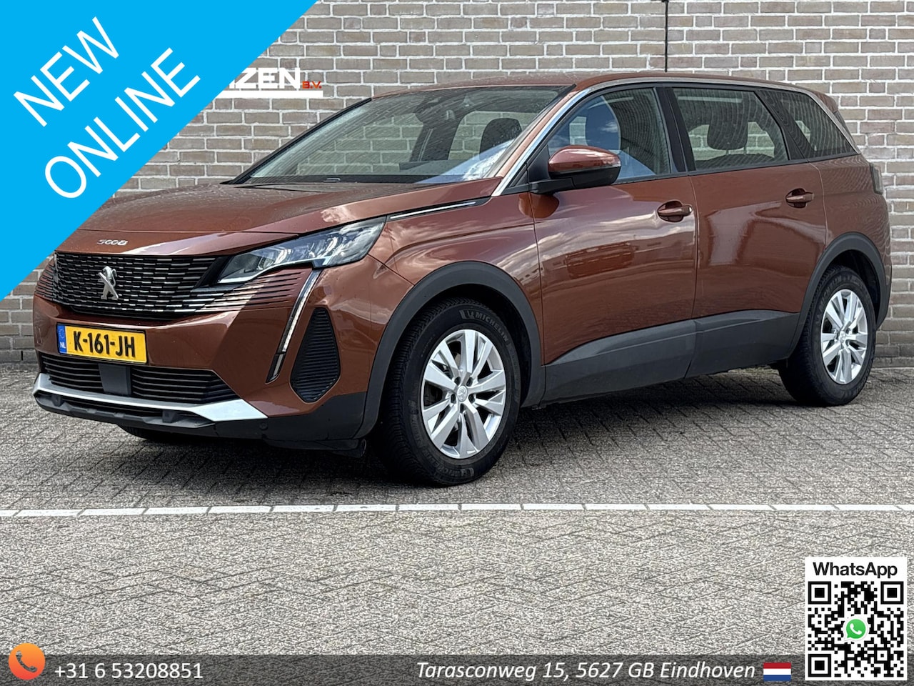 Peugeot 5008 - 1.2 PureTech Blue Lease Active | € 9.500,- NETTO! | 7 Persoons | Climate | Cruise | Navi | - AutoWereld.nl