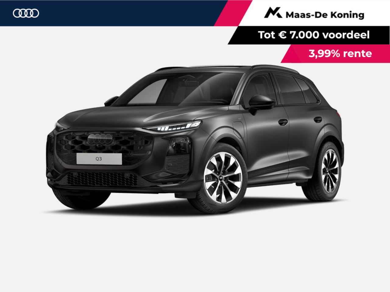 Audi Q3 - 1.5 200kW e-hybrid S edition 272 PK · Trekhaak elek. wegklapbaar · Tech plus · Glazen pano - AutoWereld.nl