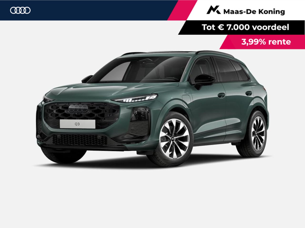 Audi Q3 - 1.5 200kW e-hybrid S edition 272 PK · Tech plus · Glazen panoramadak · Optiekpakket zwart - AutoWereld.nl