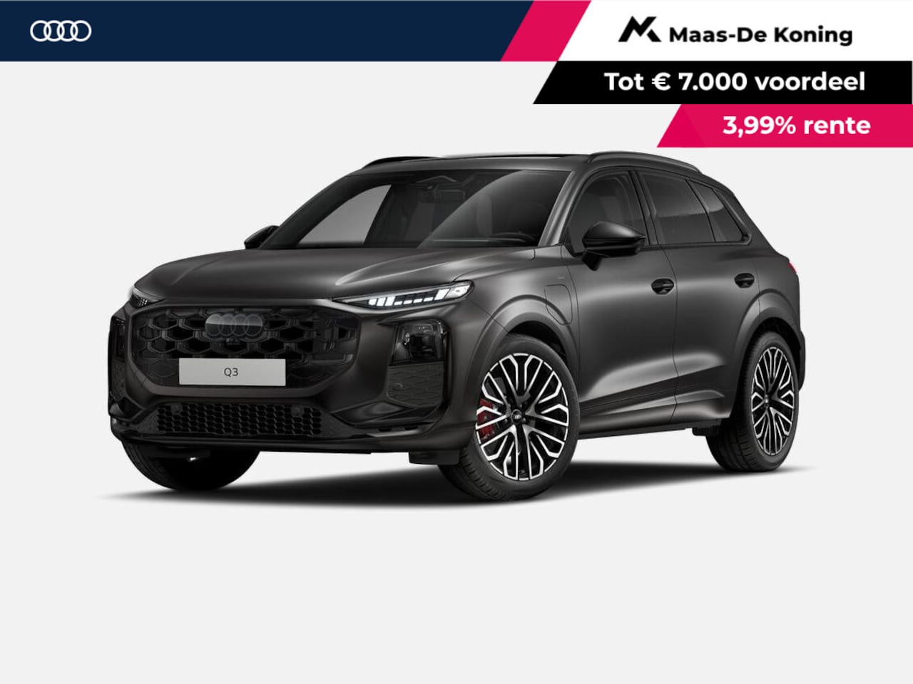 Audi Q3 - 1.5 200kW e-hybrid S edition 272 PK · Glazen panoramadak · Tech pro · Trekhaak elek. wegkl - AutoWereld.nl