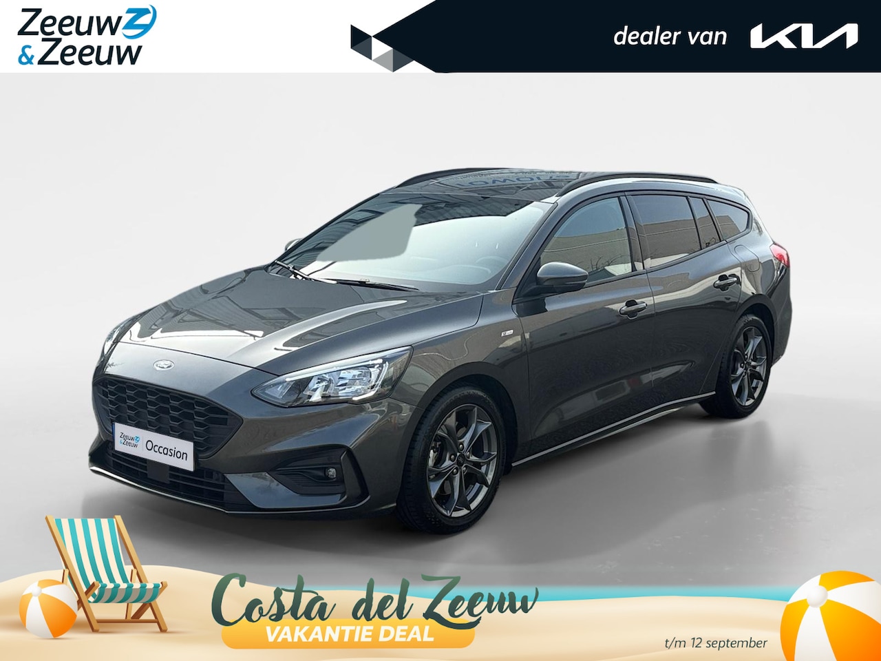 Ford Focus Wagon - 1.0 EcoBoost Hybrid ST Line Business | Camera | Keyless | Stoel + Stuurverwarming | LED | - AutoWereld.nl