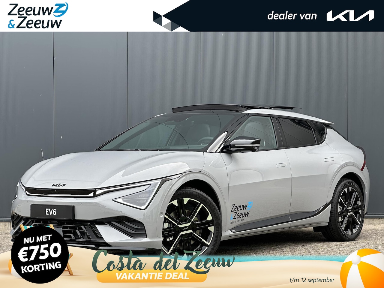 Kia EV6 - GT-Line 84 kWh | Demo | Direct leverbaar | Garantie t/m 06-2032 | Navi | Clima | 360 Camer - AutoWereld.nl