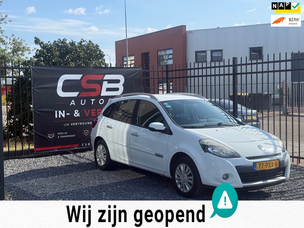 Renault Clio Estate - 1.2-16V Collection AIRCO!APK2027!NAVI!KOOPJE! - AutoWereld.nl