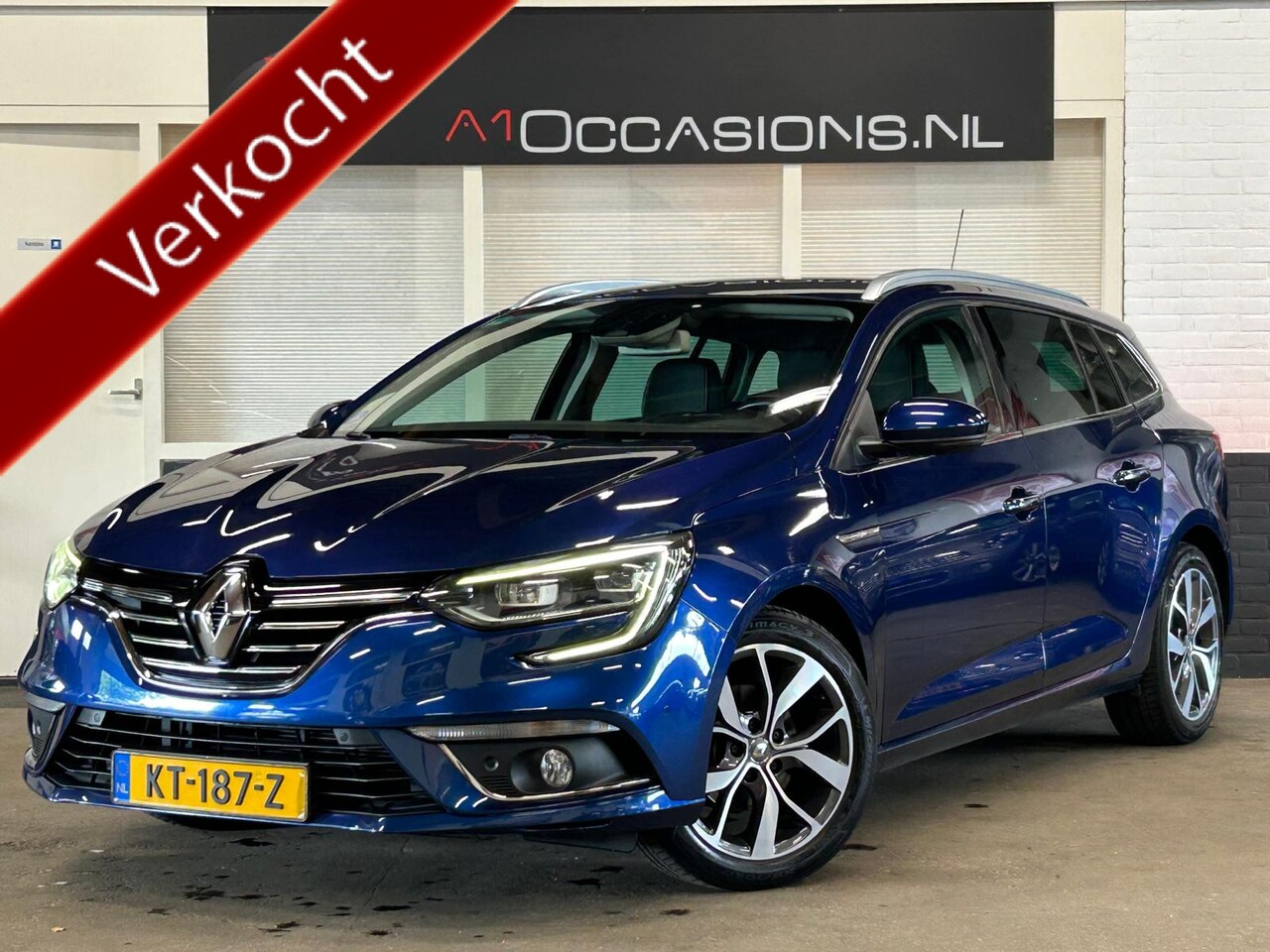 Renault Mégane Estate - 1.2 TCe Bose + HALF STOF/LEDER + DEALER ONDERHOUDEN - AutoWereld.nl