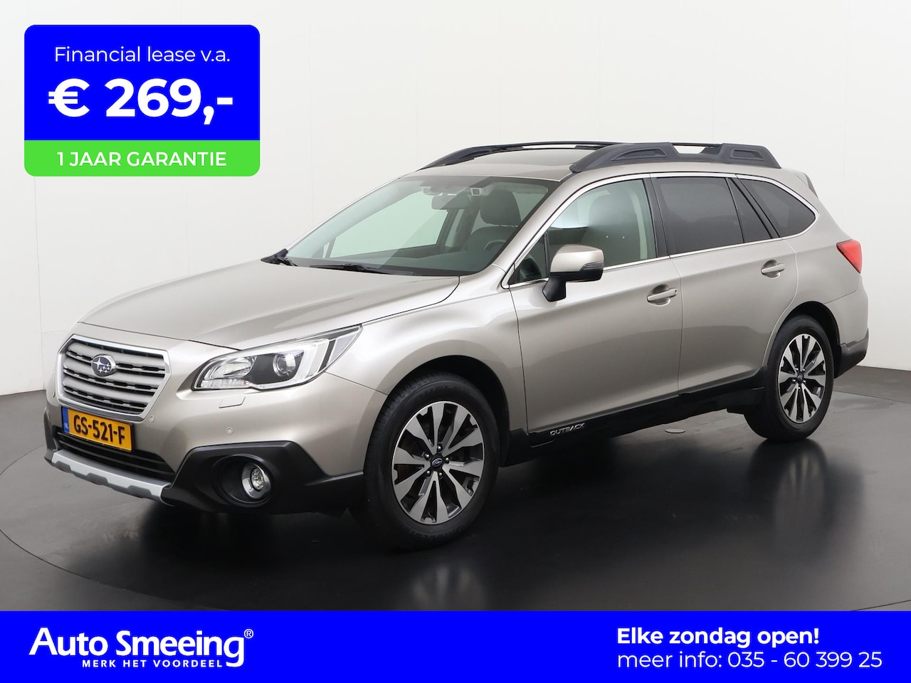 Subaru Outback - 2.5i Premium | Schuifdak | Trekhaak | Leder | Zondag Open! - AutoWereld.nl