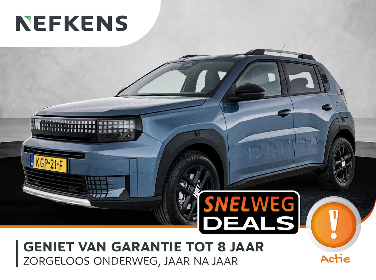 Fiat Grande Panda - 1.2 Hybrid ICON | Automaat | Tot 8 jaar fabrieksgarantie | Parkeersensoren | LED | Airco | - AutoWereld.nl