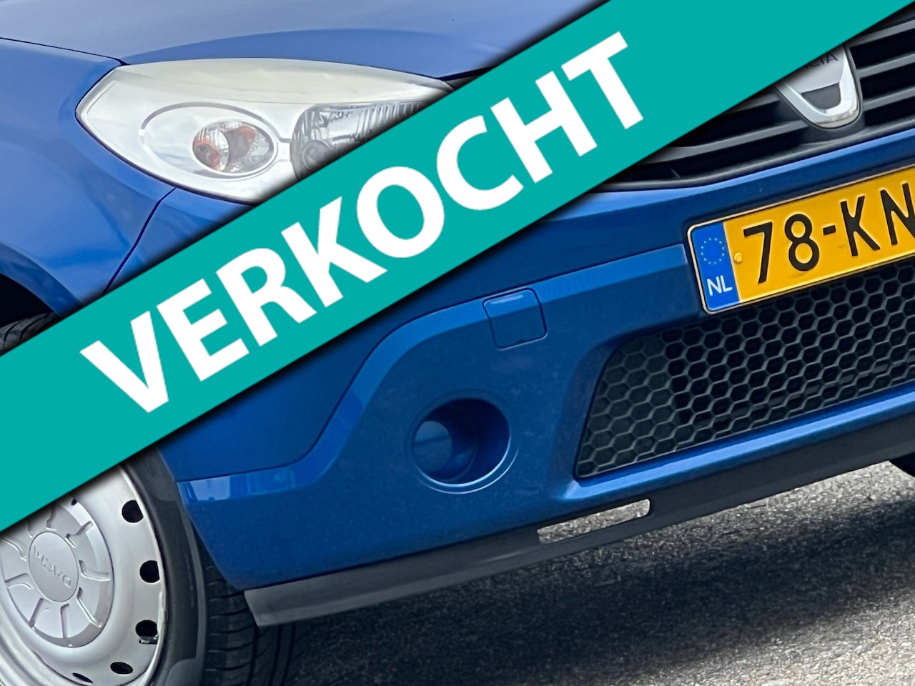 Dacia Sandero - 1.2 Laureate - Bleu Navy - Suuuuuper weinig kilometers - AutoWereld.nl
