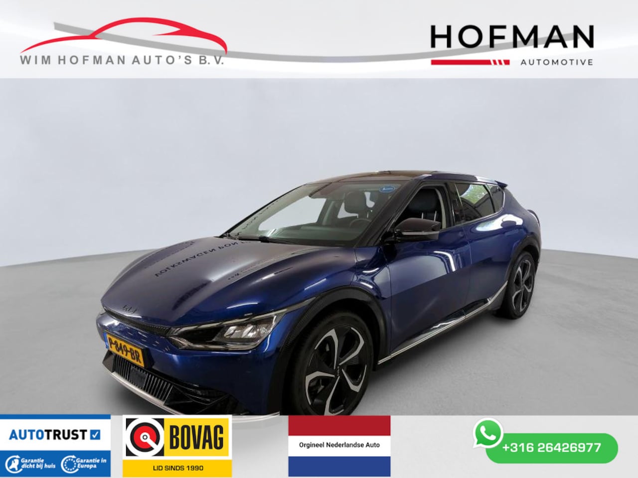 Kia EV6 - Plus Advanced 77.4 kWh Trekhaak Vol Leder Pano Camera Mem Seats - AutoWereld.nl