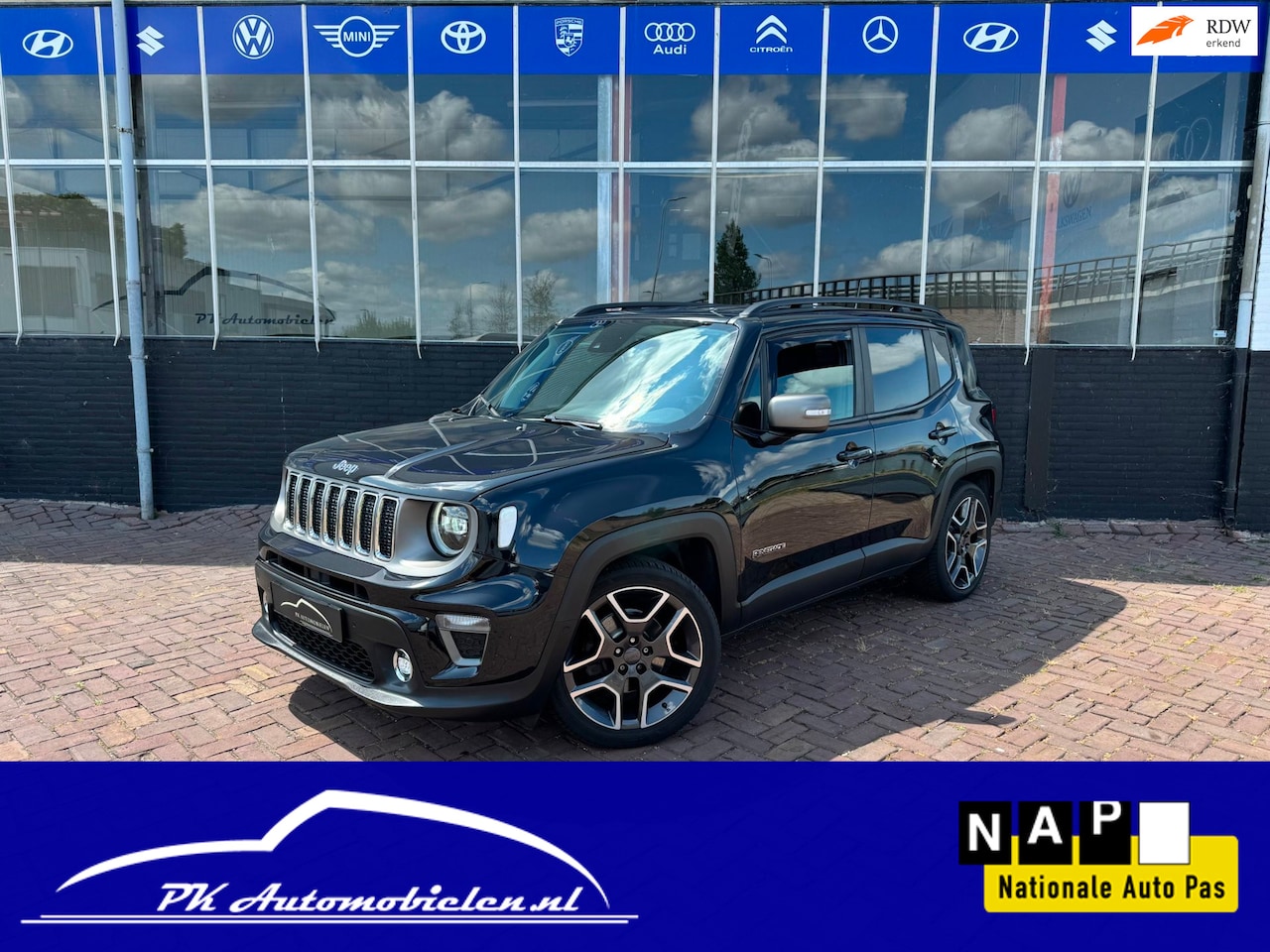 Jeep Renegade - 1.3T Limited **BEATS AUDIO + CAMERA + LEER + KEYLESS** - AutoWereld.nl