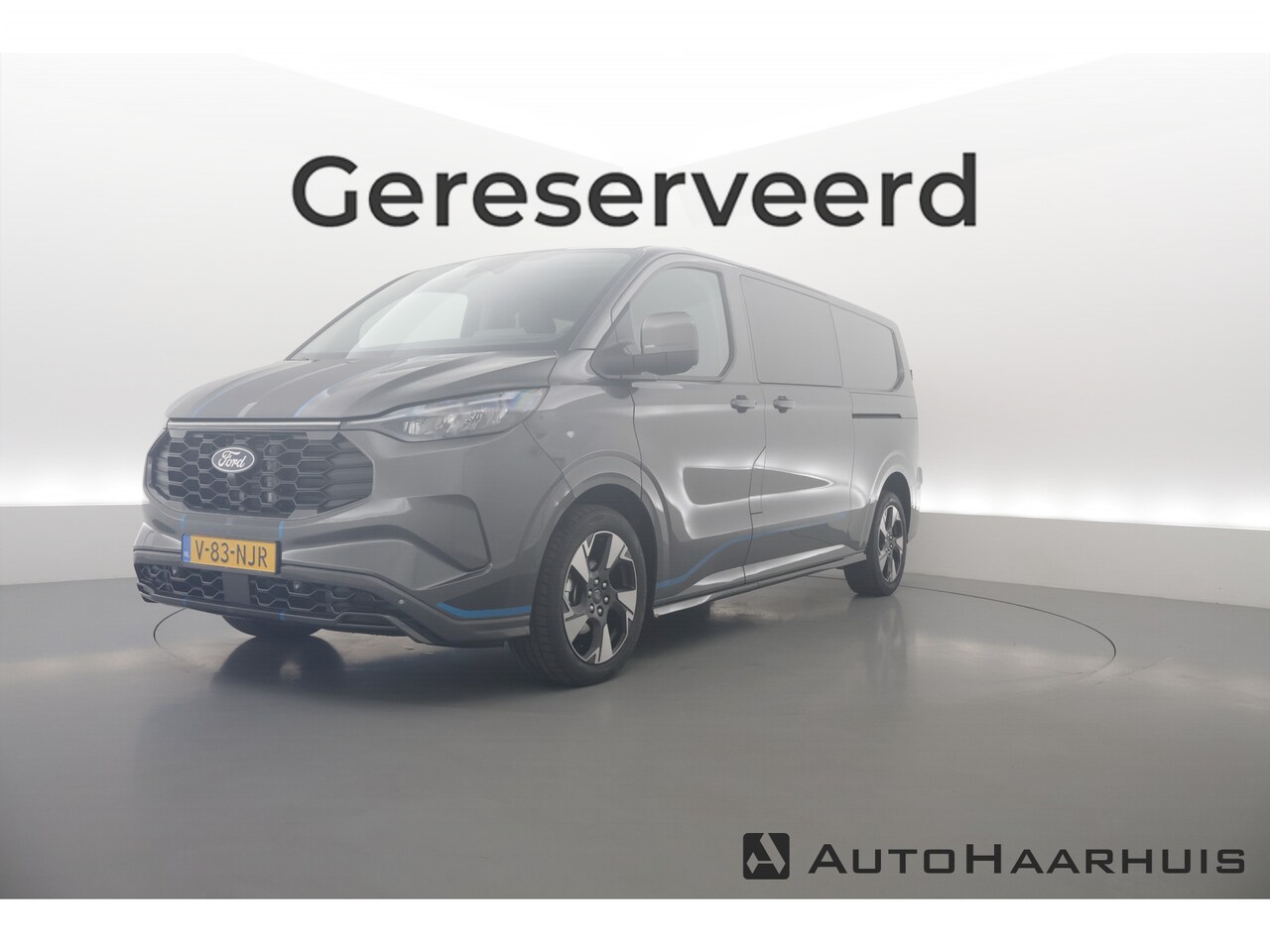 Ford Transit Custom - 320 2.5 PHEV L2H1 Sport Dubb. Cab. | 2x Schuifdeur | Elek. Trekhaak | Stoel- Stuurverw. | - AutoWereld.nl
