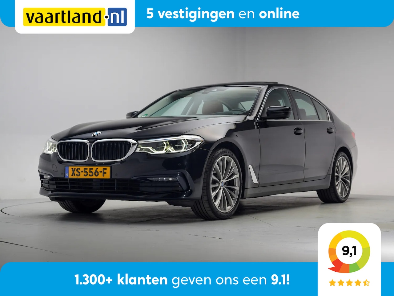 BMW 5-serie - 520I High Executive Aut .[ Schuifdak Leder Trekhaak ] - AutoWereld.nl