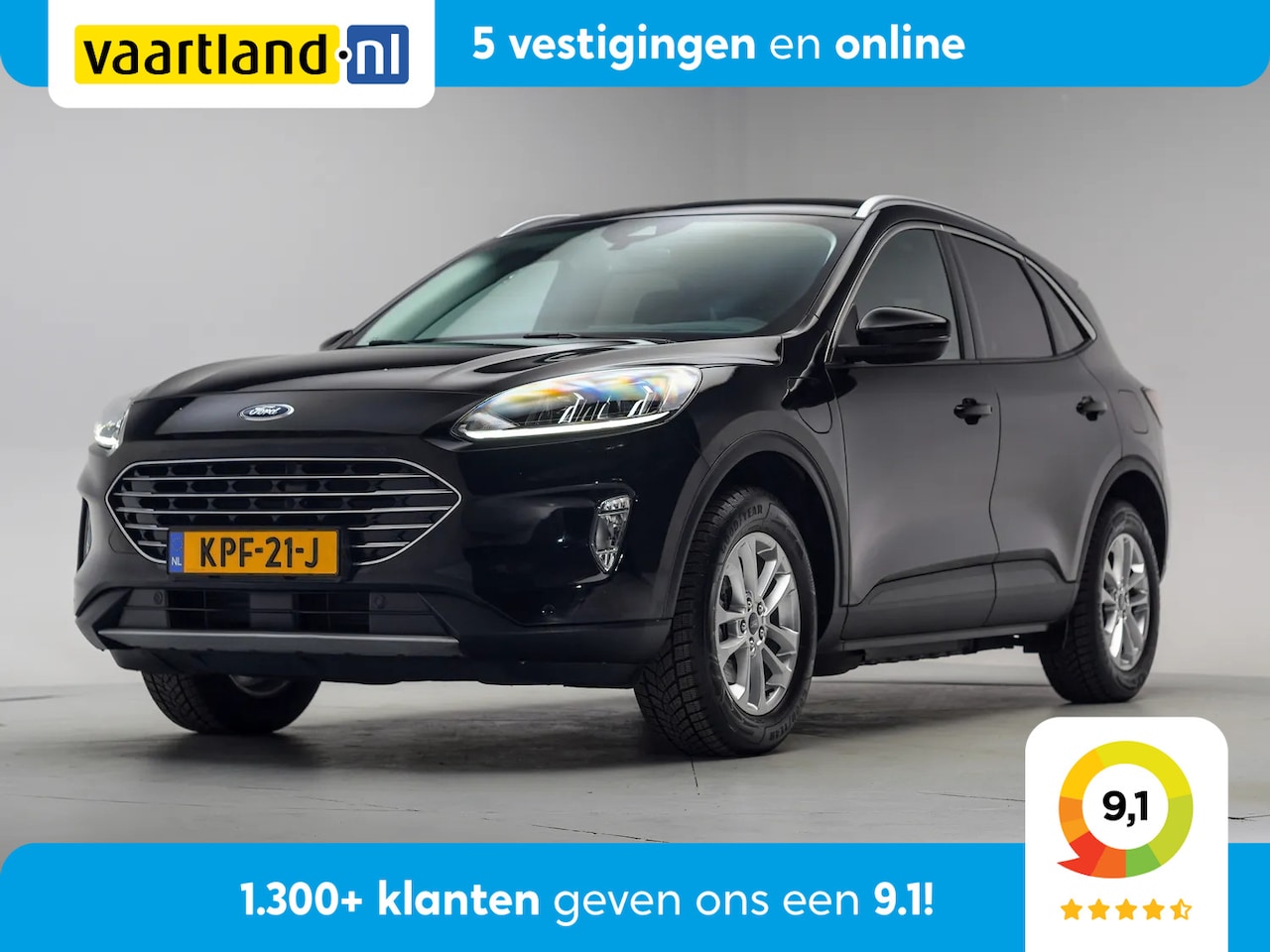 Ford Kuga - 2.5 PHEV Titanium [ LED Apple/Android Navi Camera ] - AutoWereld.nl