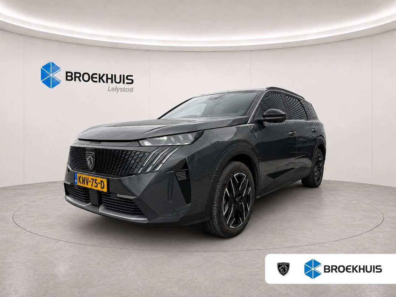 Peugeot 5008 - 1.2 HYBRID 145PK 7-ZITS GT AUTOMAAT / NAVI / LEDER / CLIMA / FULL-LED / 19" LMV / KEYLESS - AutoWereld.nl
