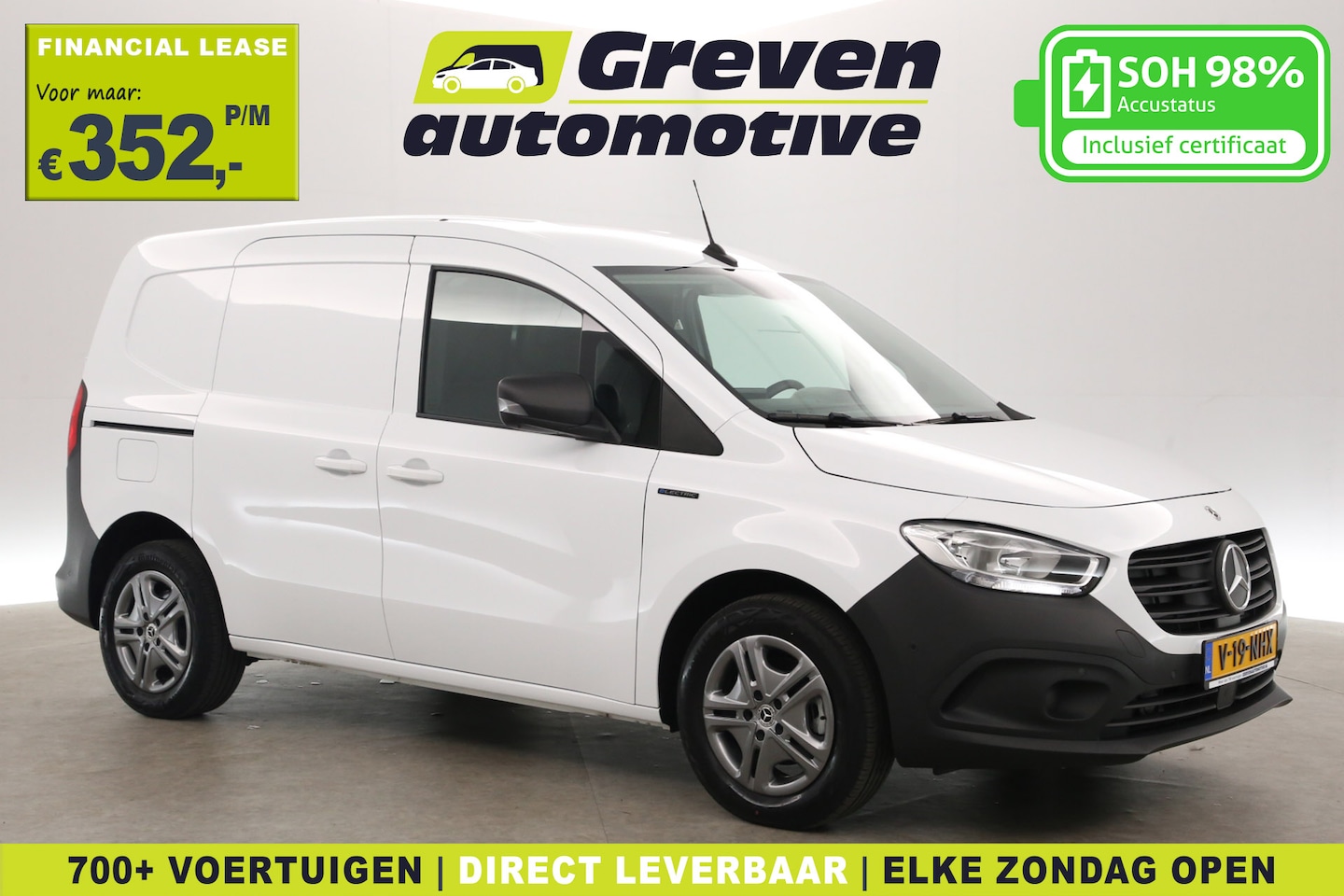 Mercedes-Benz E-klasse - e-Citan Pro 51 kWh 123PK | SOH 98% | Clima | Cruise | Carplay | Parkeersens. - AutoWereld.nl