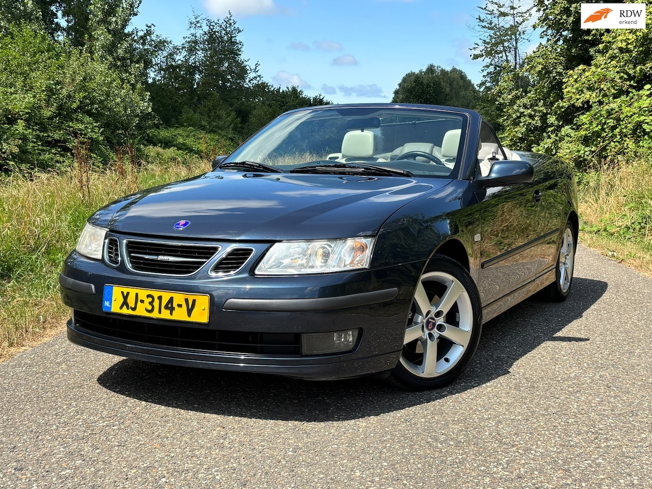 Saab 9-3 Cabrio - 1.8t Linear Automaat/Leder/Pdc/Cruise - AutoWereld.nl