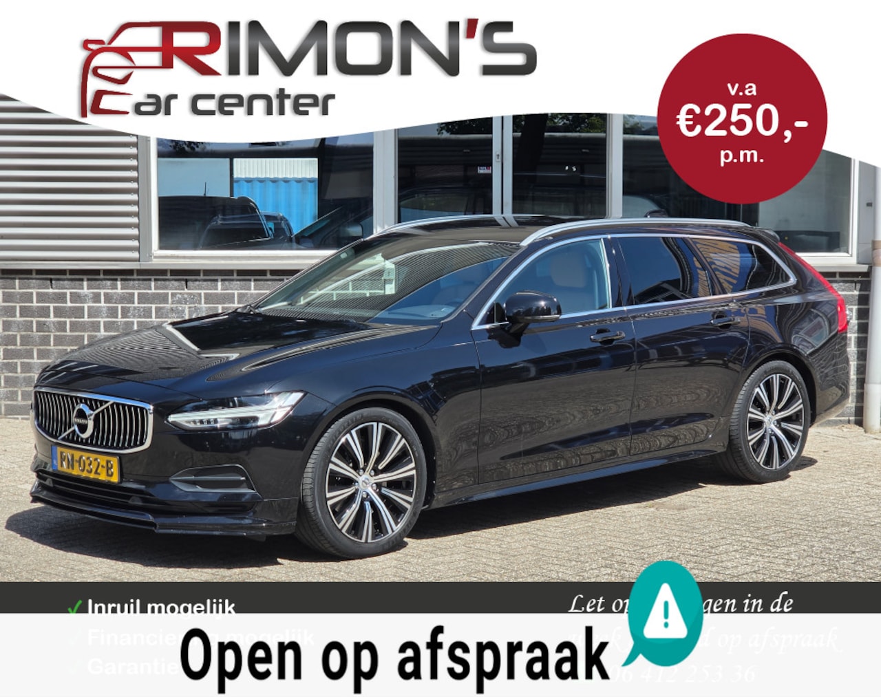 Volvo V90 - 2.0 T5 90th Anniversary Edition Dealer Onderhouden - AutoWereld.nl