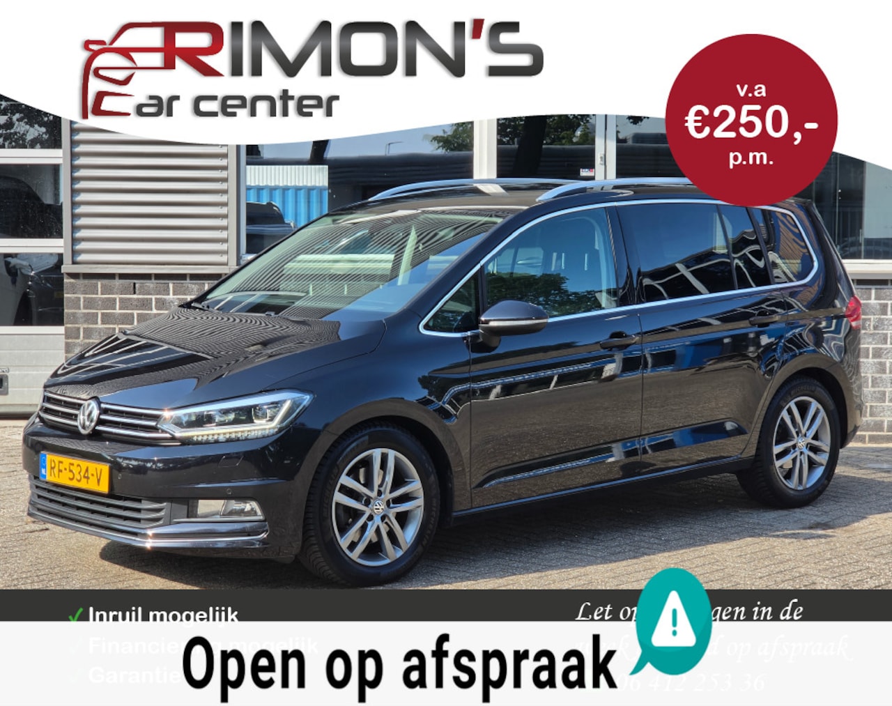 Volkswagen Touran - 1.4 TSI Highline Business R 7p 1.4 TSI Highline Business R 7p - AutoWereld.nl